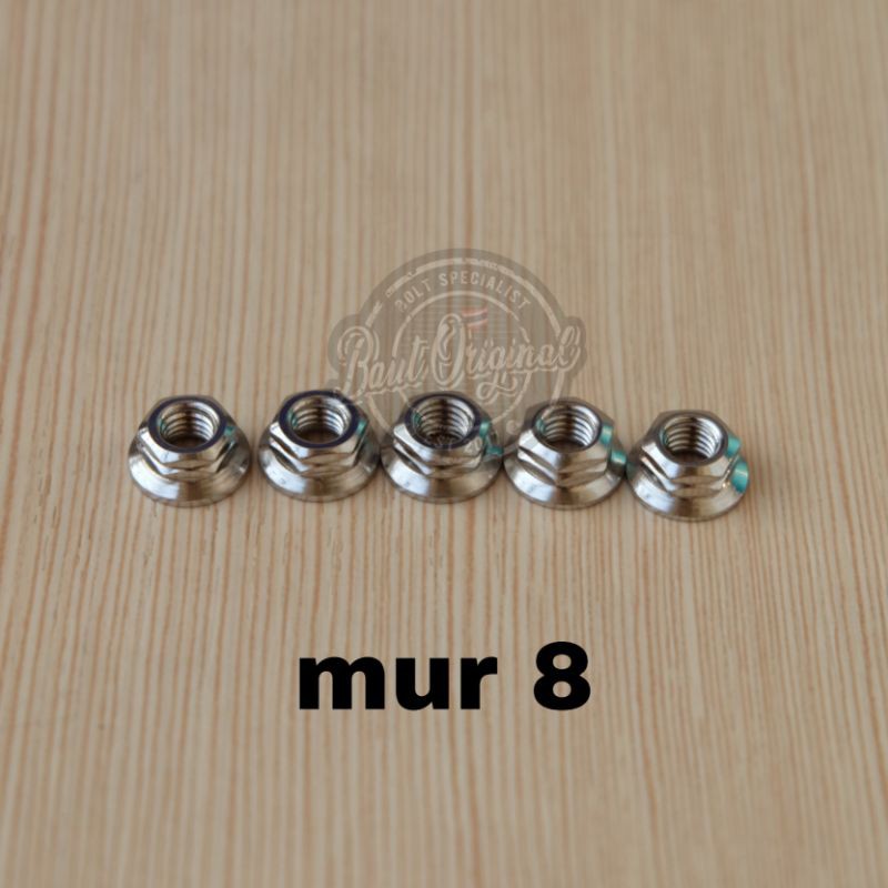 mur 8 probolt silver stainless steel heng thailand