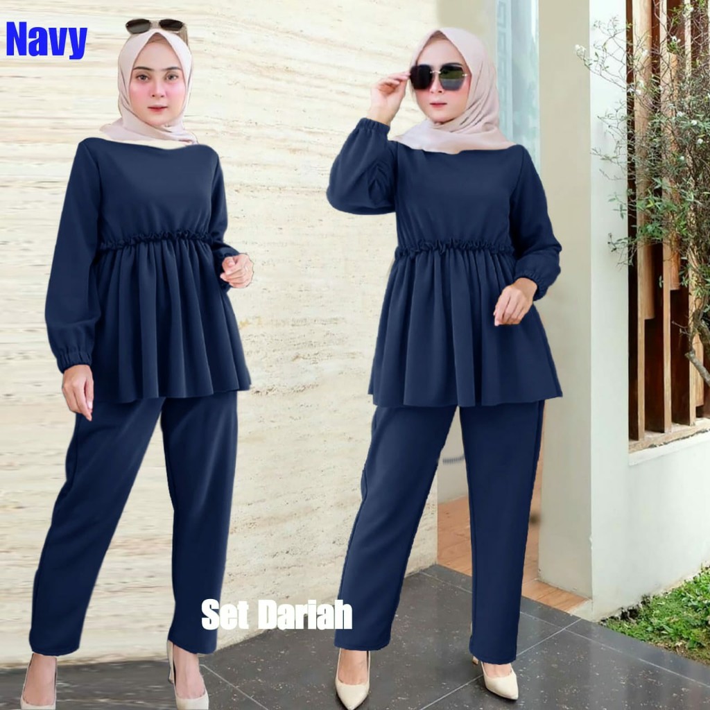 FWG - STELAN DARIAH / STELAN WANITA OOTD / SET MUSLIM / SET GAMIS TERBARU WANITA