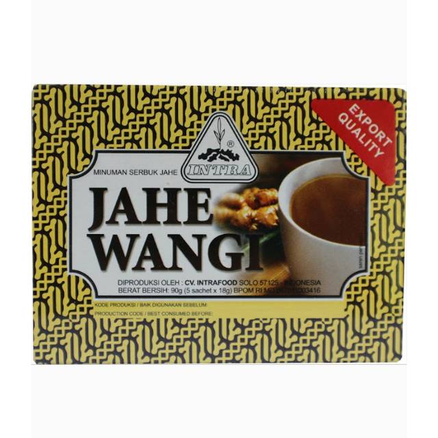 

Jahe Wangi Intra 20sachet Minuman Jahe Kualitas pilihan