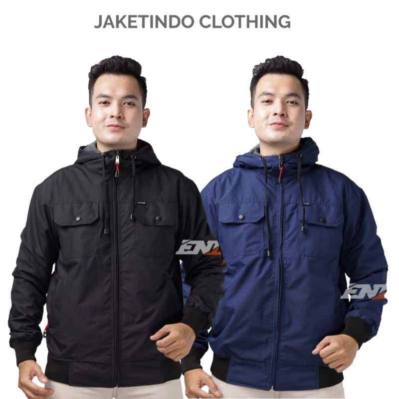 JAKET PRIA PARASUT SIMPLE POLOS CASUAL COWOK HOODIE WATERPROOF ANTI AIR DISTRO OUTDOOR PARASIT