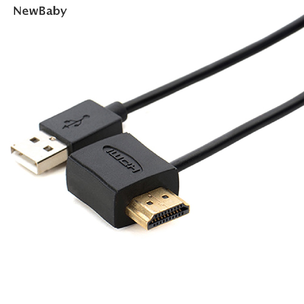 Kabel power Konektor adapter extender hdmi male to female usb 2.0 Panjang 50cm