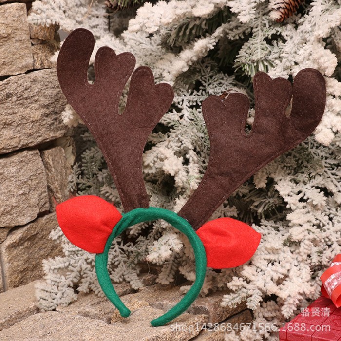 XDHB bando rusa natal christmas headband deer aksesoris rambut