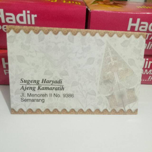 

Gift Envelope (kode : A - 11) uk : 10,3 x 6,5 cm isi 50 lembar