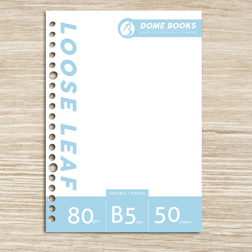 

Loose Leaf HVS B5 - Dotted - Grid - Kertas Binder - Isi Notes - File - Paper - Campus