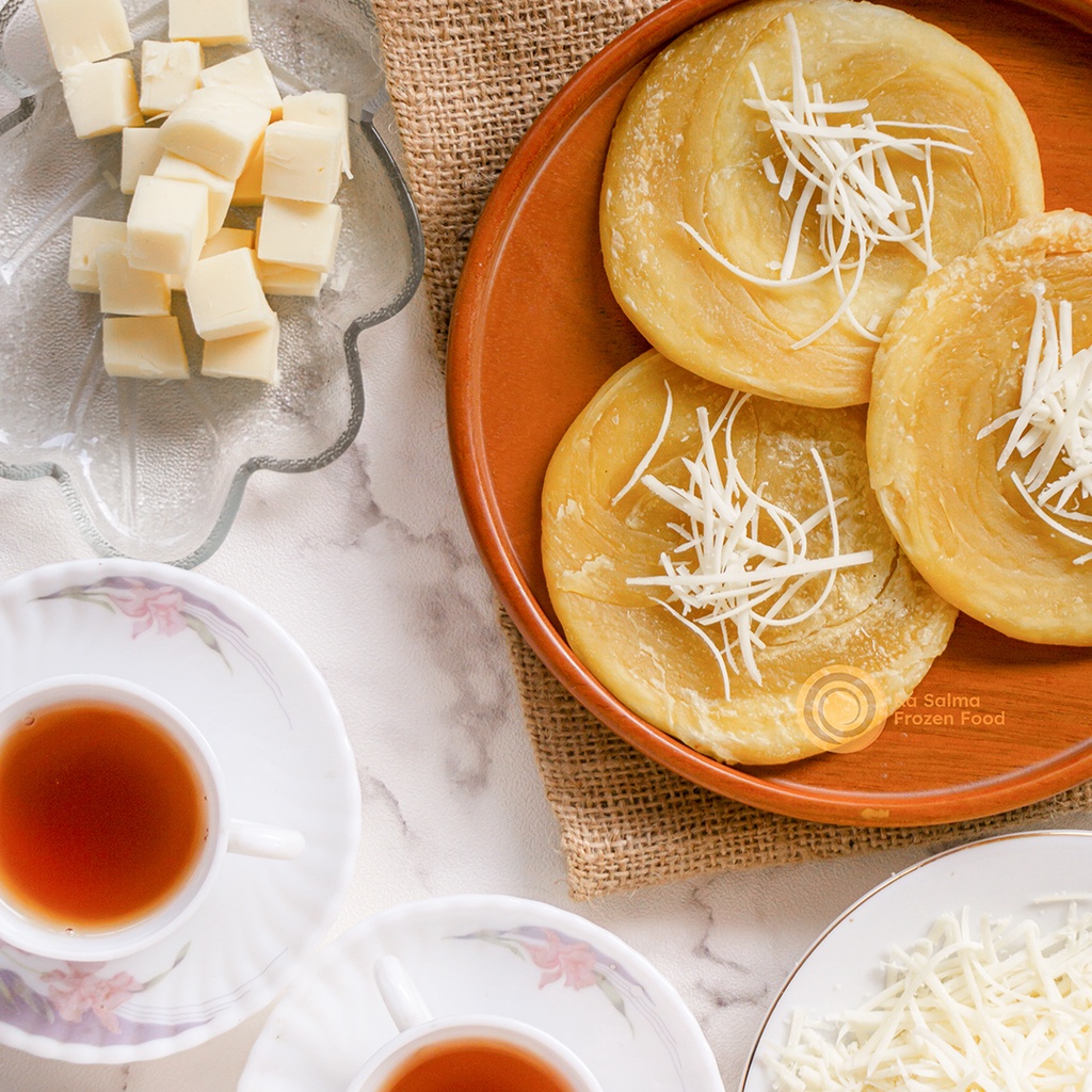 [ISI 10] Roti Cane Keju isi 10 / Roti Canai / Roti Maryam / Roti Konde Keju