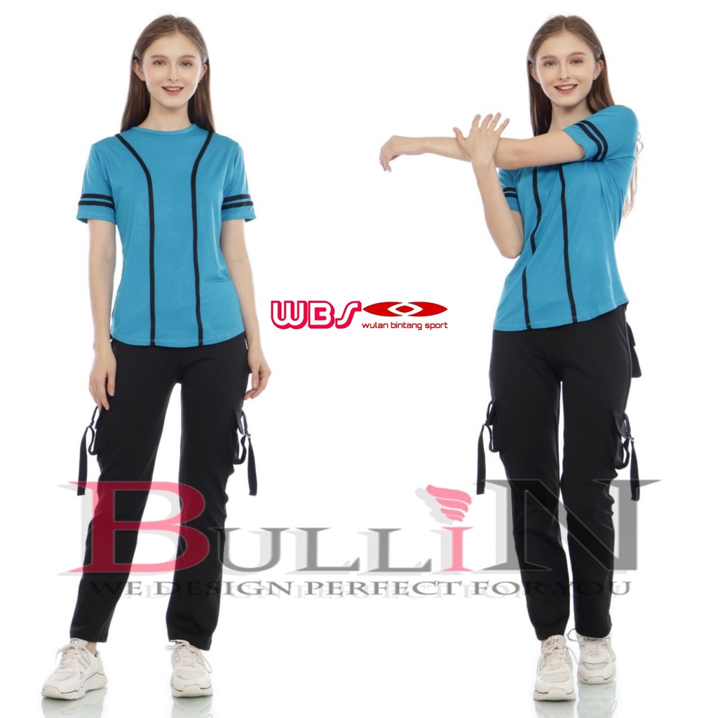 Setelan baju pendek Kerin celana PDL wanita
