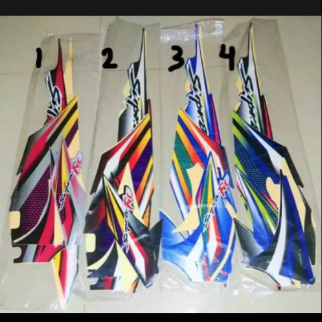 Striping Lis body motor Supra fit 2004