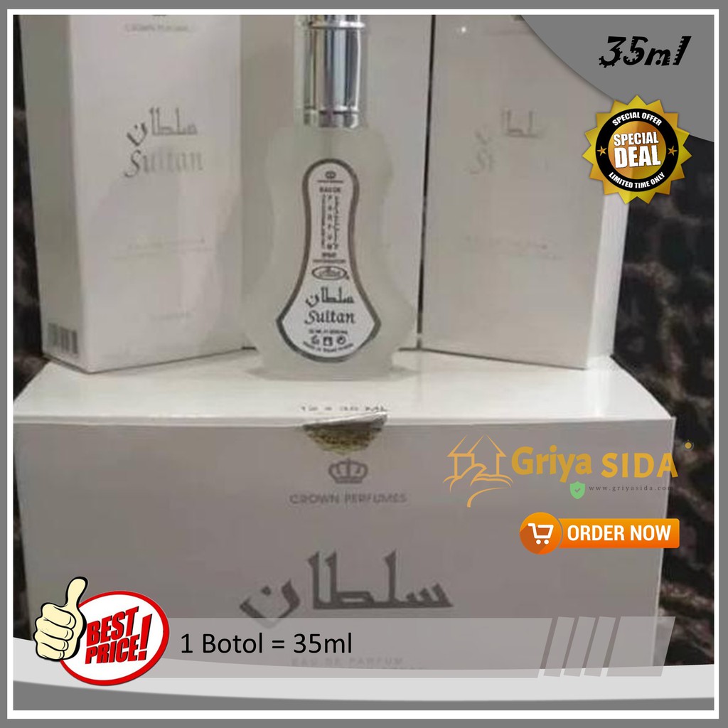 Parfum al rehab sultan 35ml original minyak wangi alrehab spray aroma sultan PROMO!