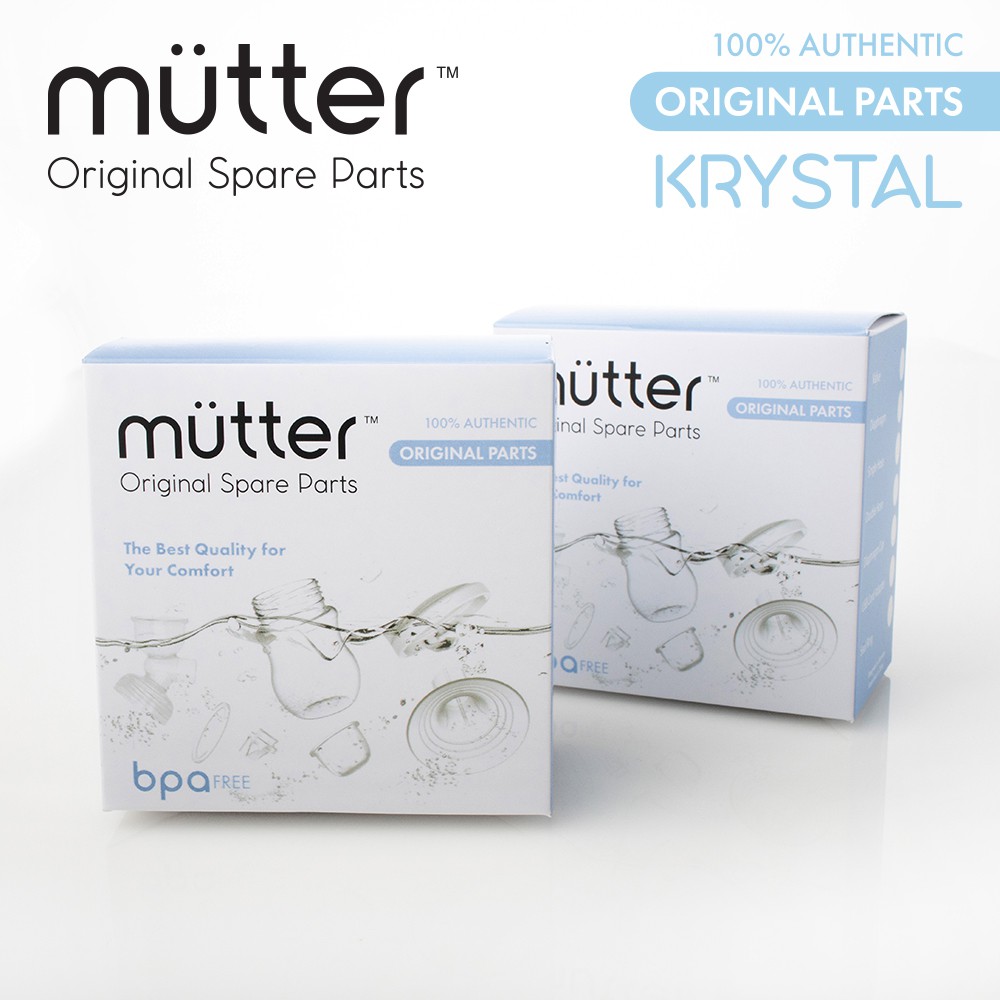 Mutter Spareparts Suku Cadang Pompa Asi Mutter Krystal