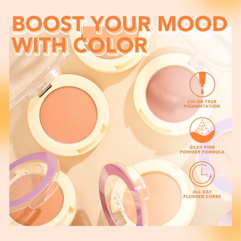 YOU Colorland - Focus On Me Blush / Blush On Colorland / Blush on You ( YOU MAKEUPS OFFICIAL STORE )