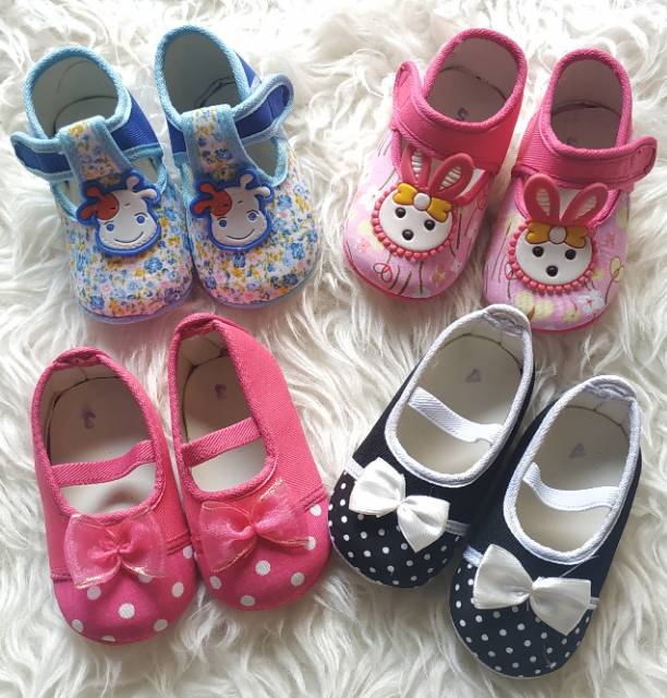 Sepatu Bayi Newborn Motif Perempuan &amp; Laki Laki / Baby Shoes Boy Girl