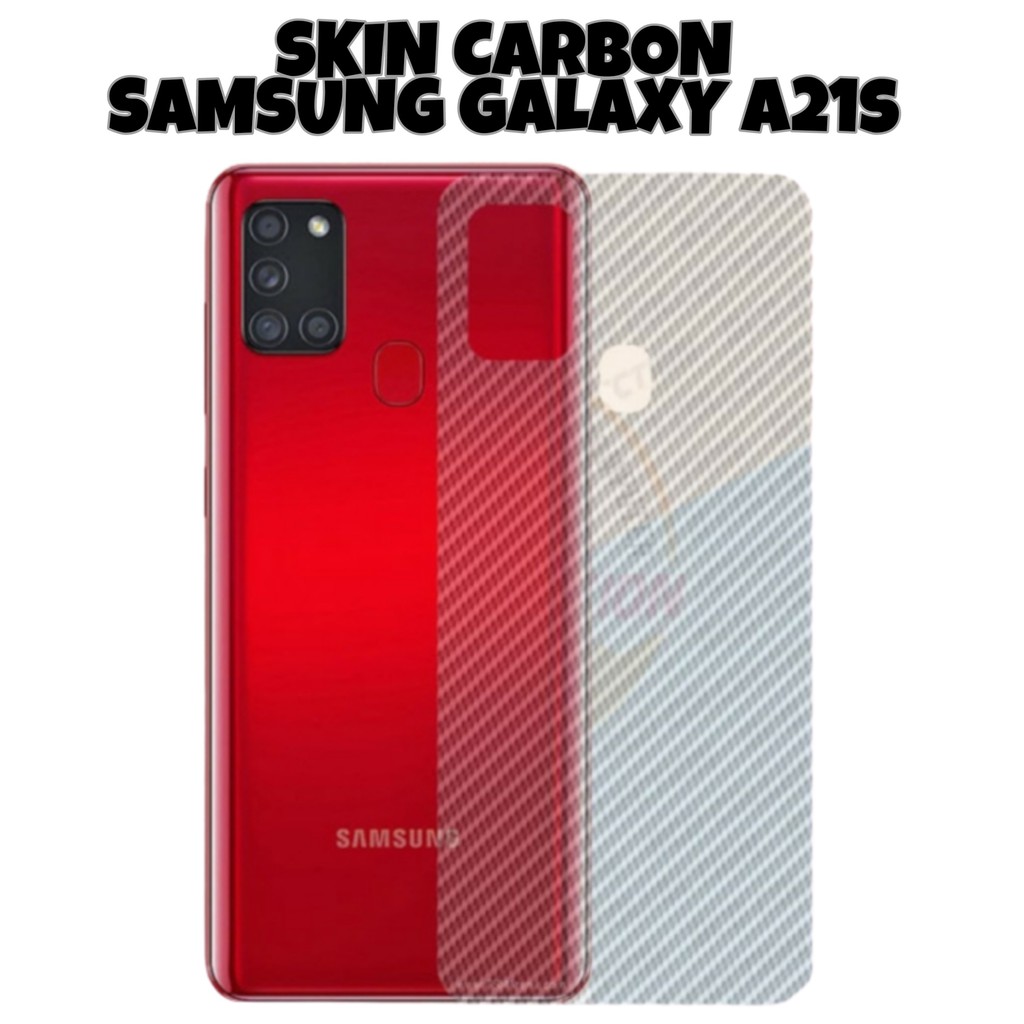 Skin Carbon Samsung A21s - Back Skin Handphone Protector