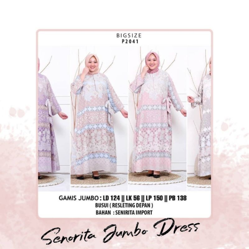SENORITA JUMBO DRESS / GAMIS BIGSIZE