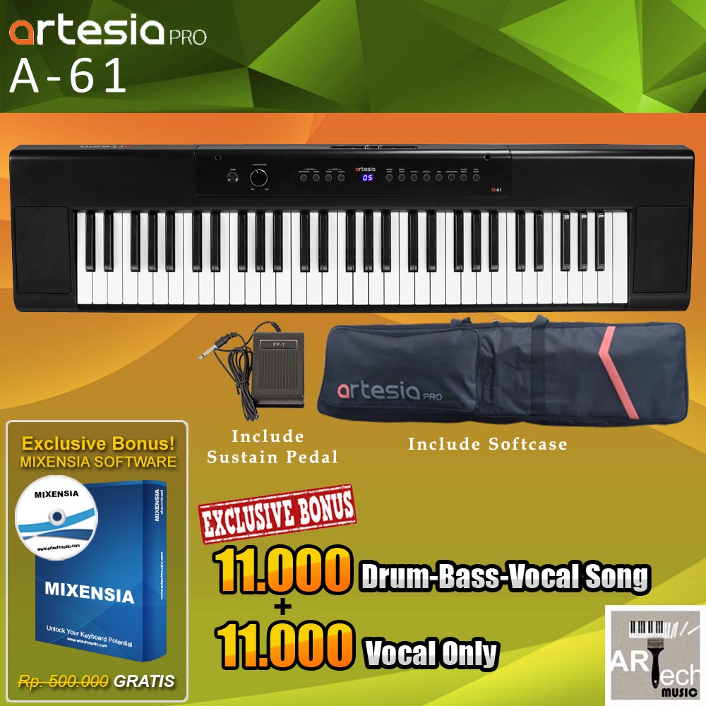 Digital Piano Artesia A 61 / A61 / 61 Keys Garansi Resmi