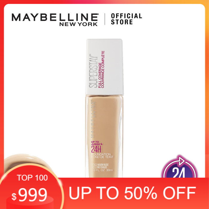 Maybelline Superstay Liquid Foundation Make Up - 128 Warm Nude