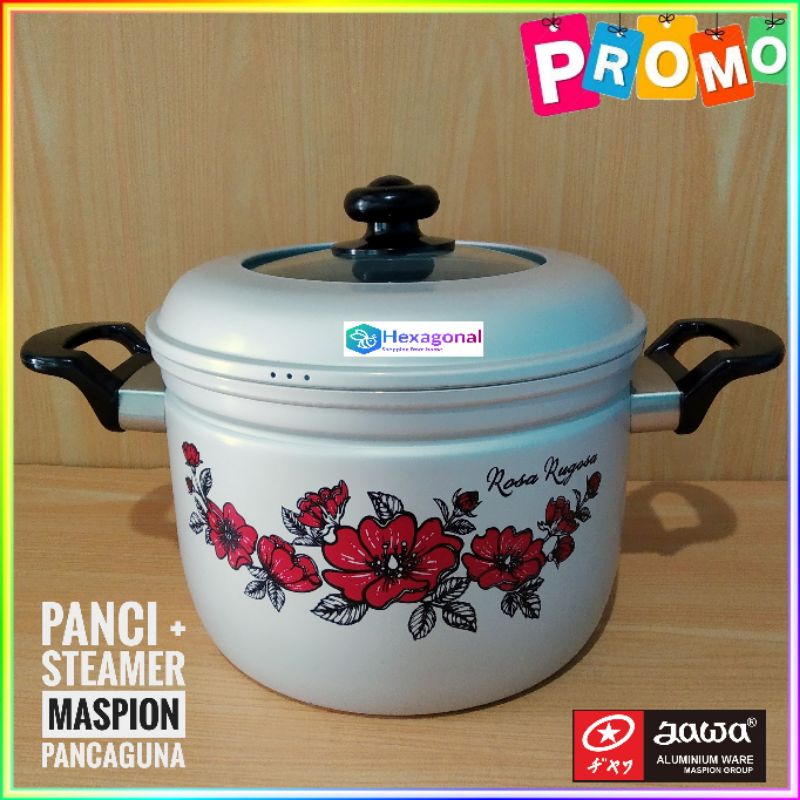 Jual Panci Maspion Pancaguna / Panci + Steamer / Kukusan | Shopee Indonesia