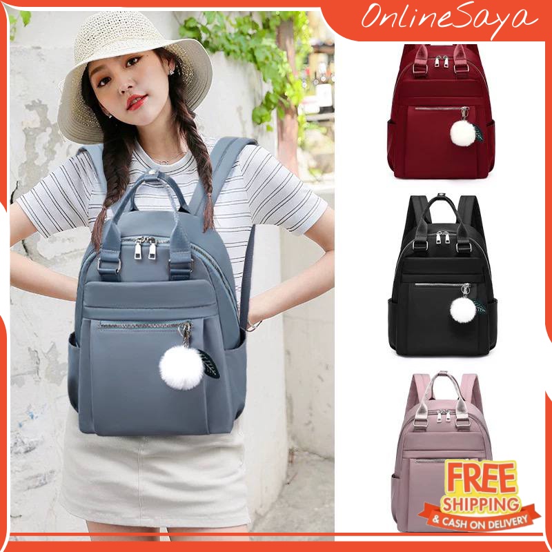 TAS RANSEL BACKPACK WANITA FASHION KOREA IMPORT 3128 ANTI AIR SEKOLAH KULIAH KERJA TERBARU  CITAYAM WEEK