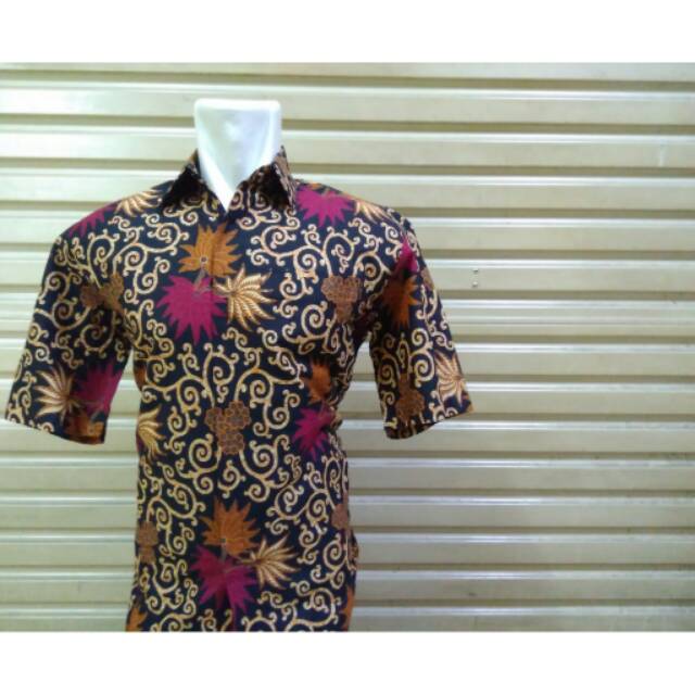 Kemeja Batik Katun Seragaman Seragam Kantor Kerja Ika Fashion Tanah Abang Murah
