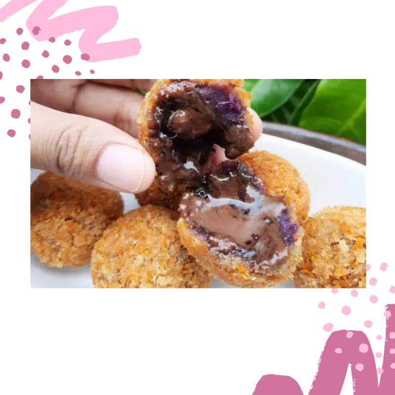 

bola ubi coklat lumer Frozen