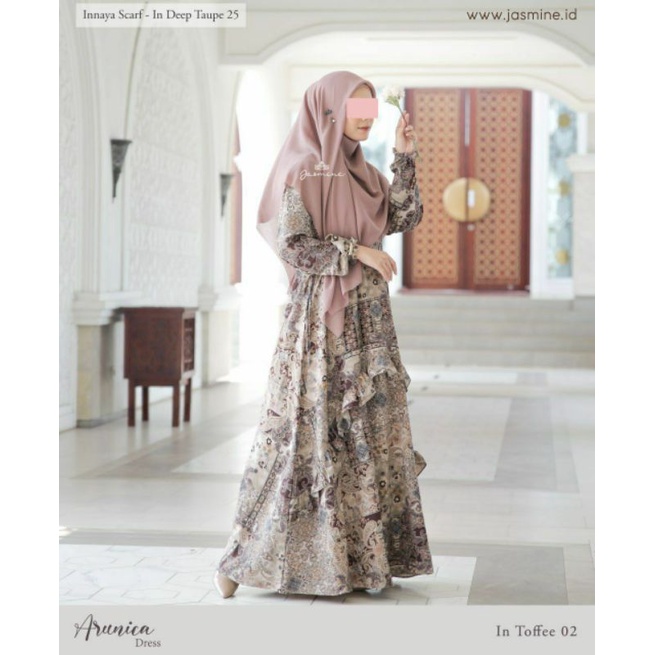 JASMINE Arunica dress | By Jasmine Lidiahdiwinoto ORI gamis motif batik gamis kondangan busui