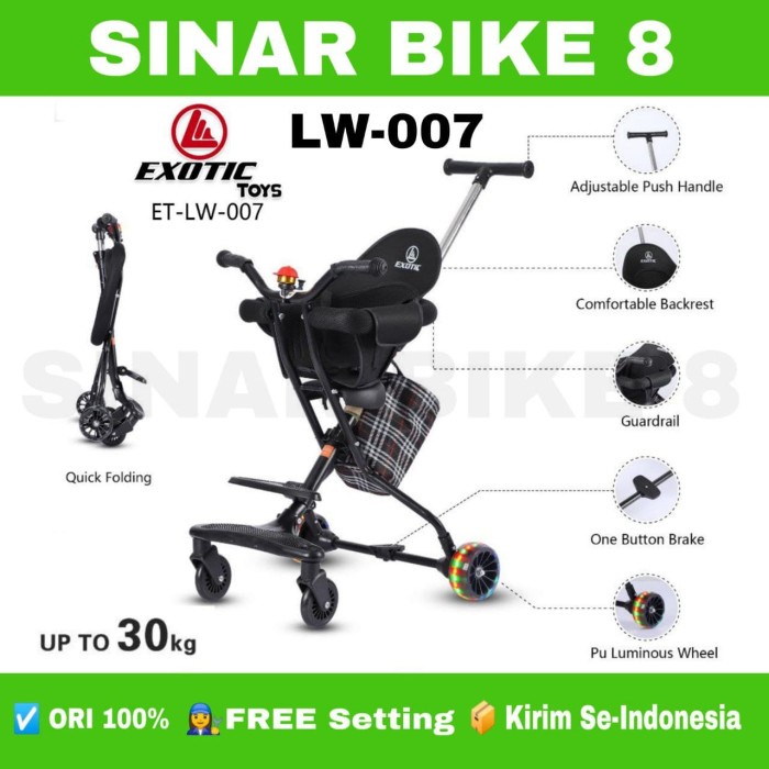 Magic Stoller Exotic ET - LW 007 dan LW 011 Kursi Busa Dorongan