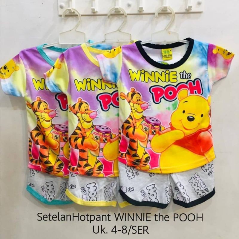 SetelanHotpantWinnieThePooh