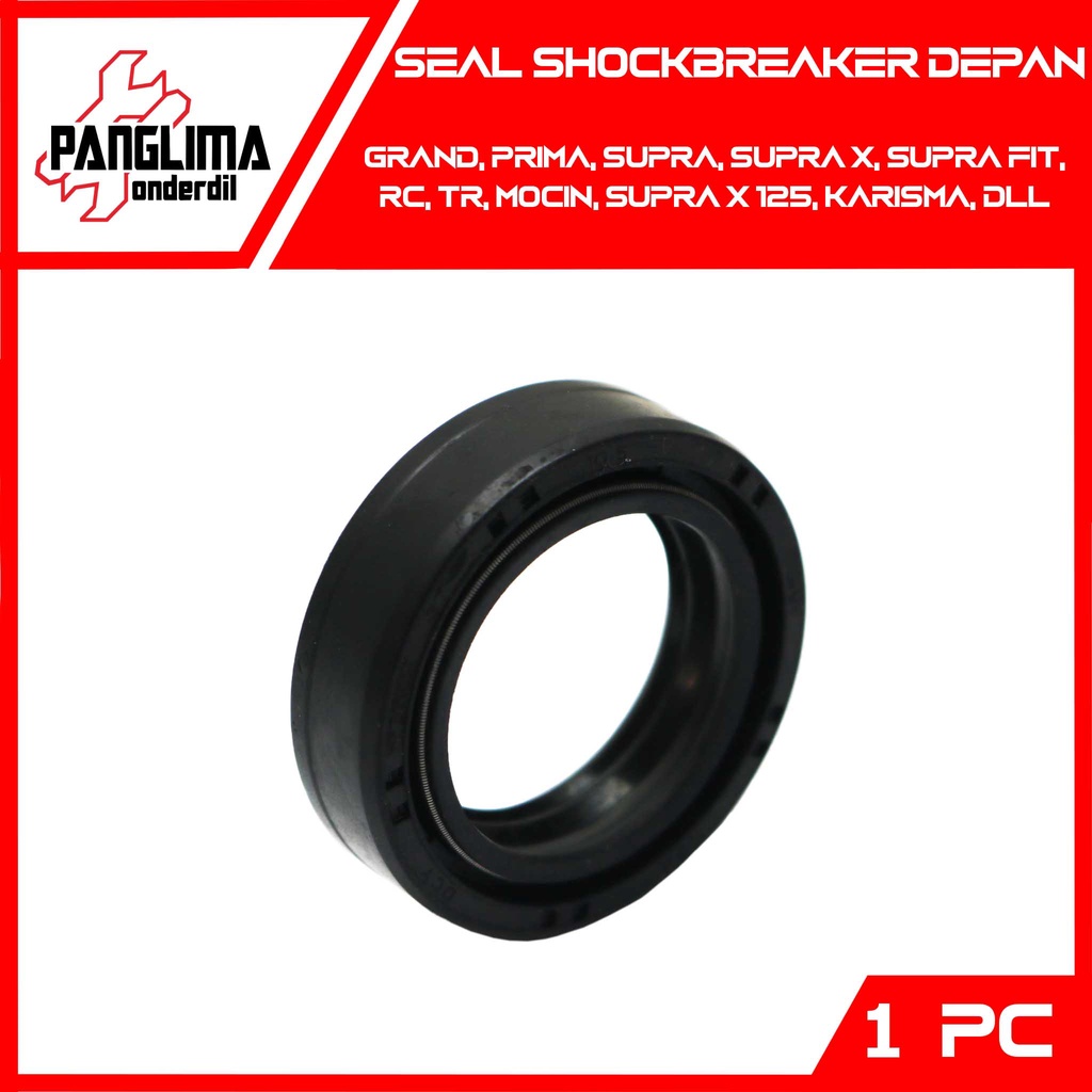 Seal Shockbreaker Depan Beat/Vario/Supra X 125/Grand/Mio/Force 1 ZR/Jupiter MX/Vega R New/Smash/Prima/Shogun/Crypton/Spin/Hayate/Skywave Sil Shok Breaker-Breker-Shokbreaker