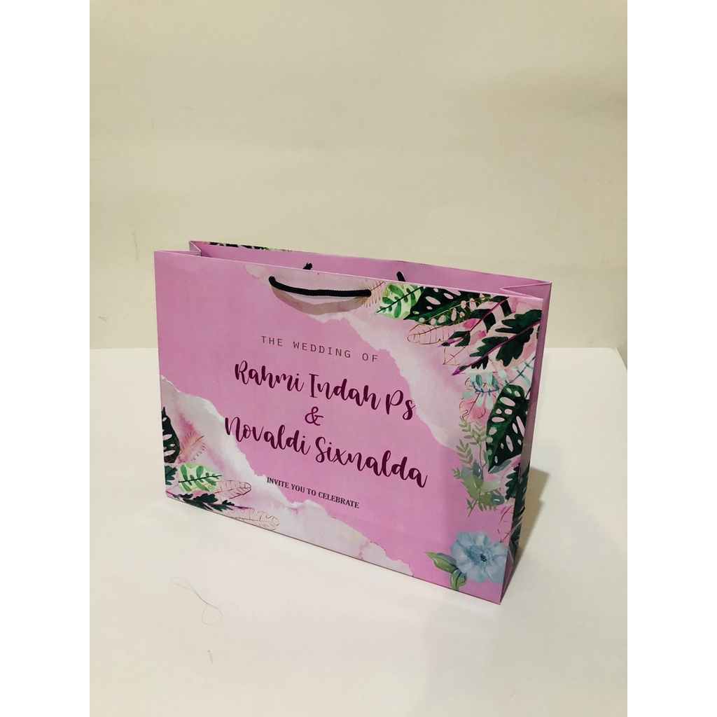 

Paperbag Bridesmaid Motif Bunga Murah