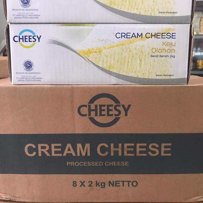 

BAYAR DITEMPAT Cream Cheese Cheesy 2kg - Gosend/Grab Only