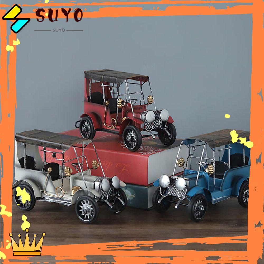 Suyo Ornamen Mobil Tua Bahan Besi Tempa