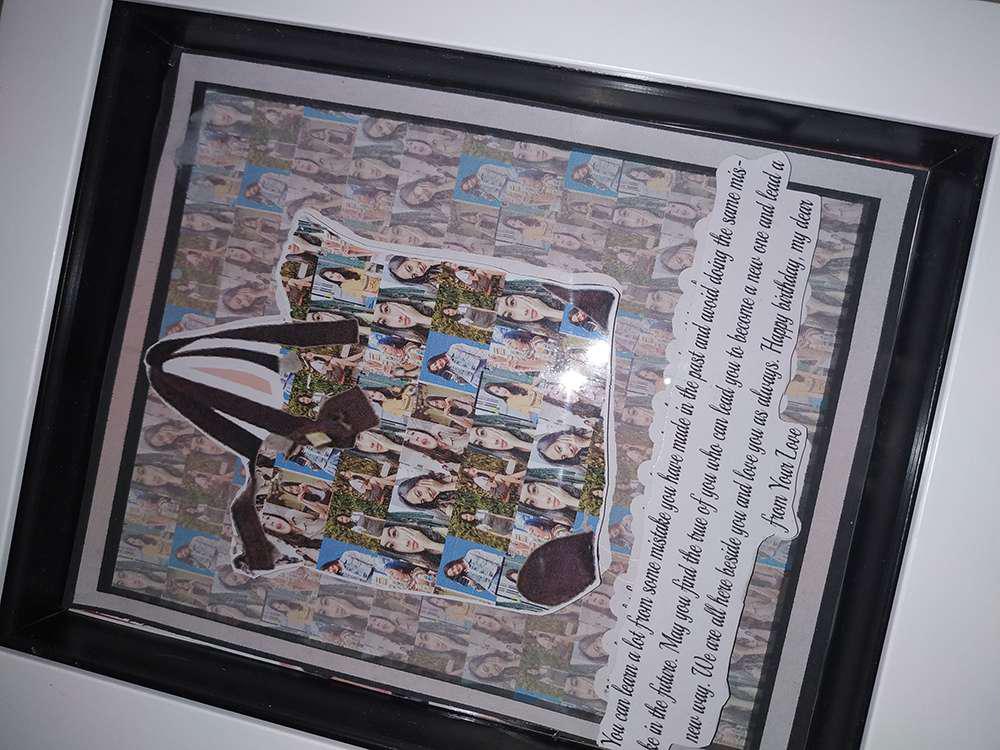 Scrap Frame Po Up ( Hiasan Dinding Custom Termurah Desain Kaligrafi Wedding Termurah