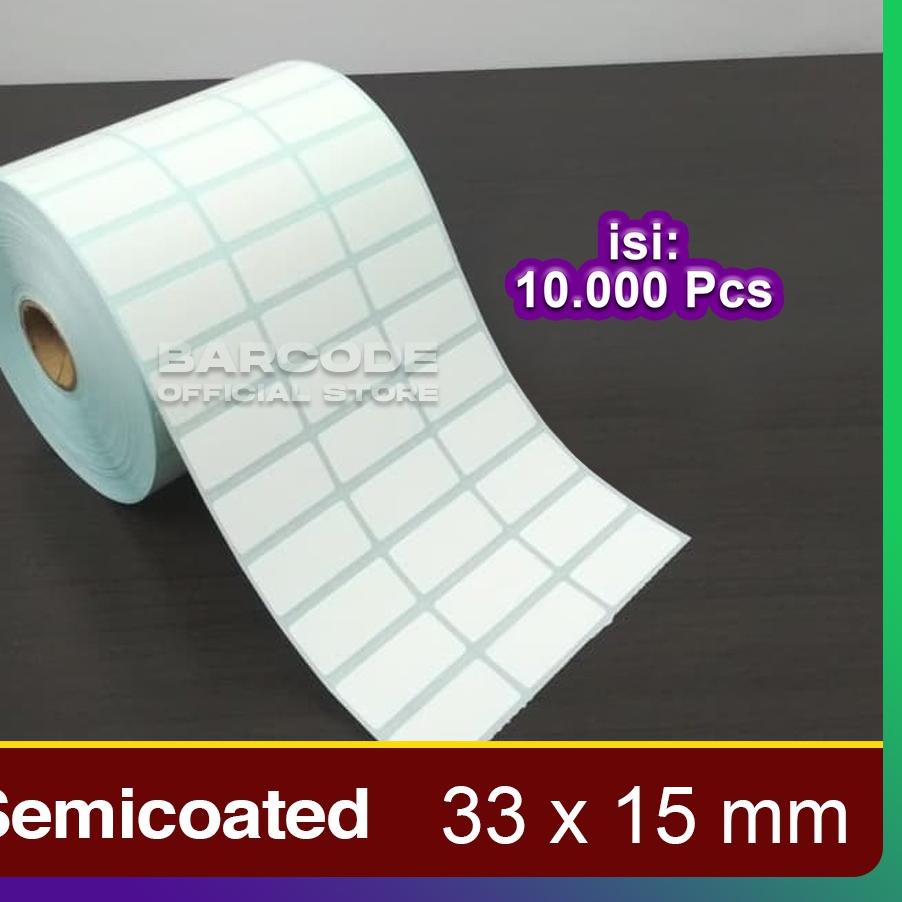 

Terbaik Label Stiker Bare 33 x 15 mm 3 Line Semicoated Isi 10.000 pcs ン