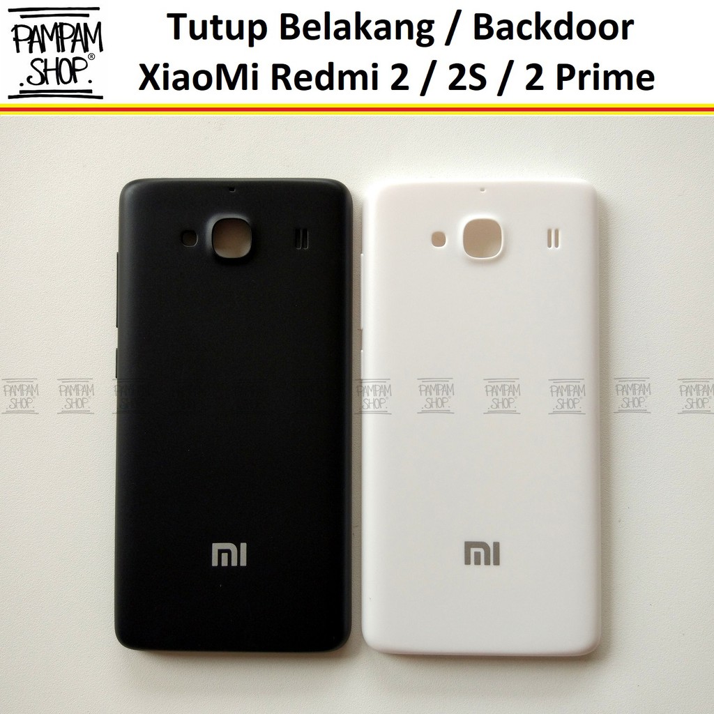 Tutup Belakang Baterai Casing Backdoor Back Door Cover XiaoMi Redmi 2 2S Prime Xiao Mi Original OEM