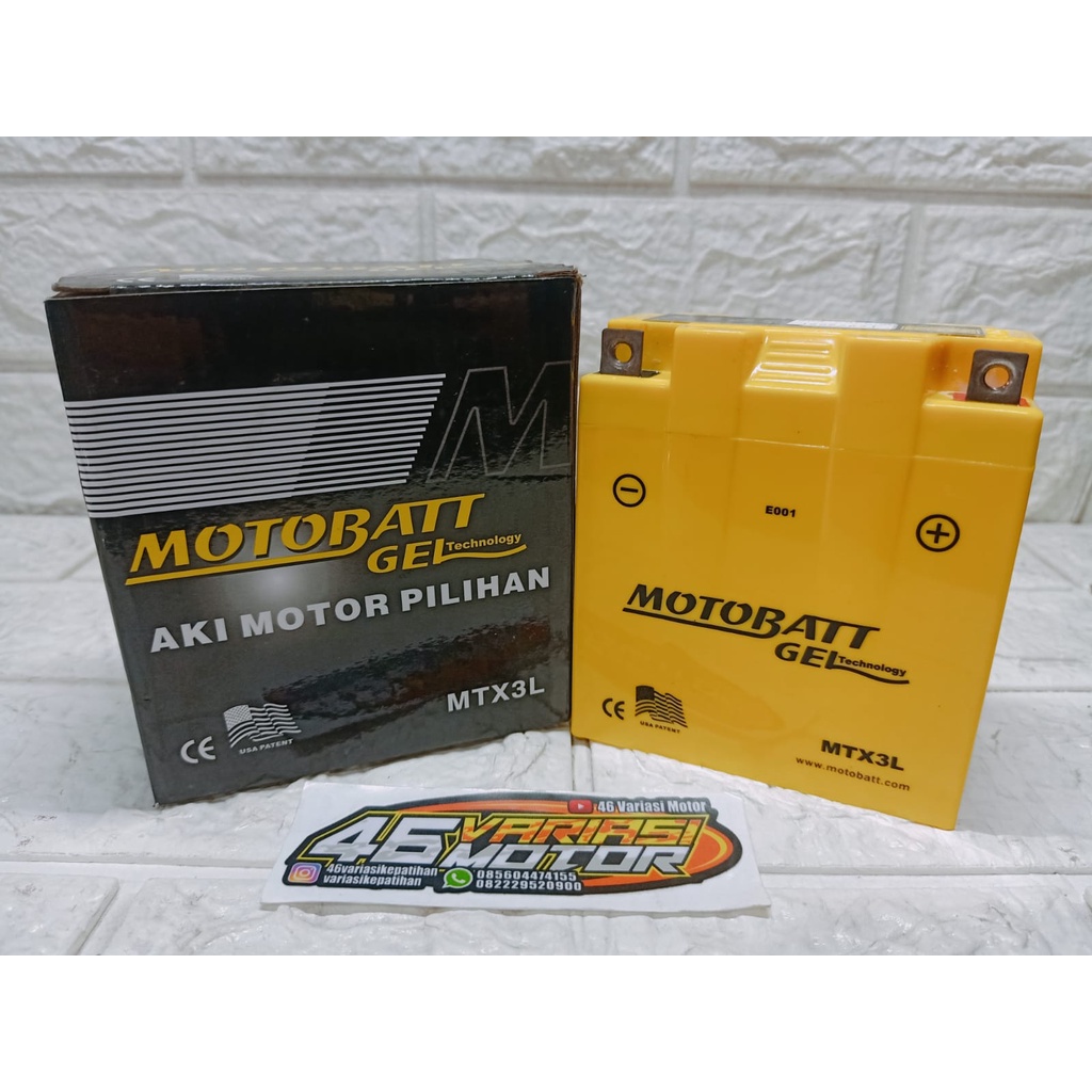 AKI MOTOBATT GEL MTX3L