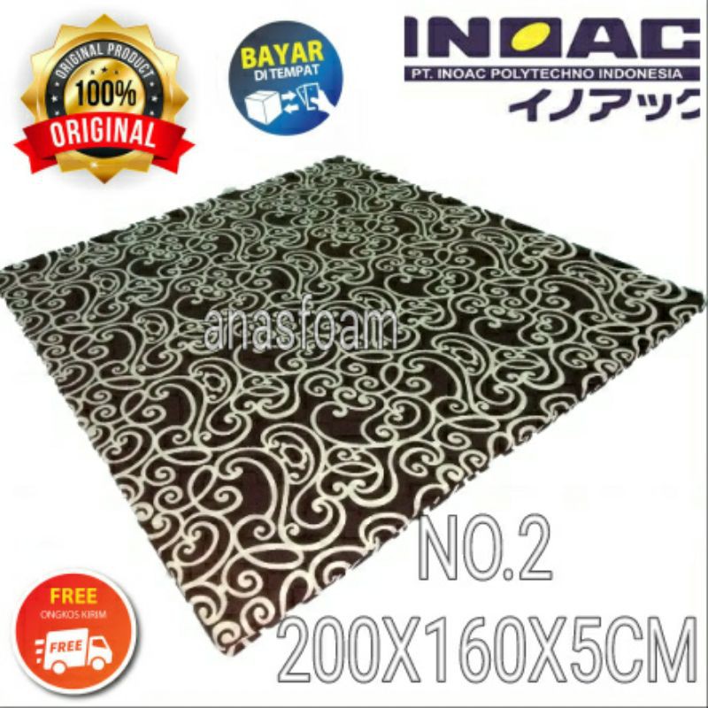 Kasur Busa Inoac ukuran 200x160x5cm/Kasur Busa Inoac No.2/Kasur Busa Inoac