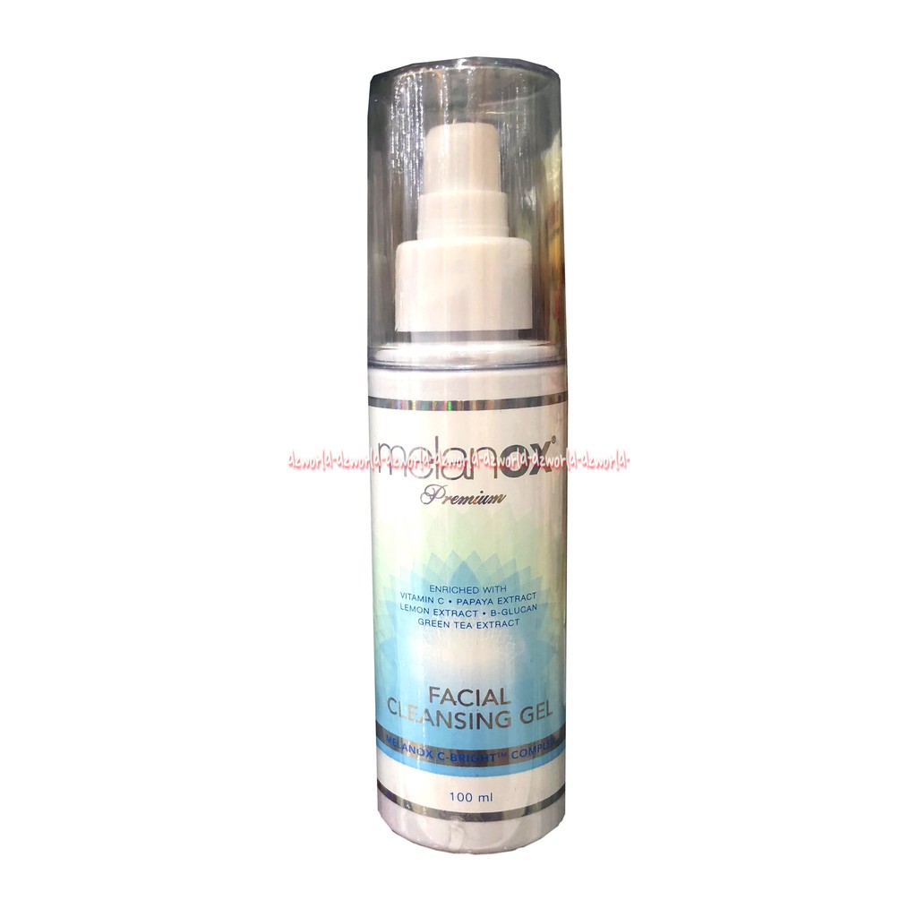 Melanox Premium Facial Cleansing Gel Sabun Pembersih Wajah Gel Pembersih Muka 100mL