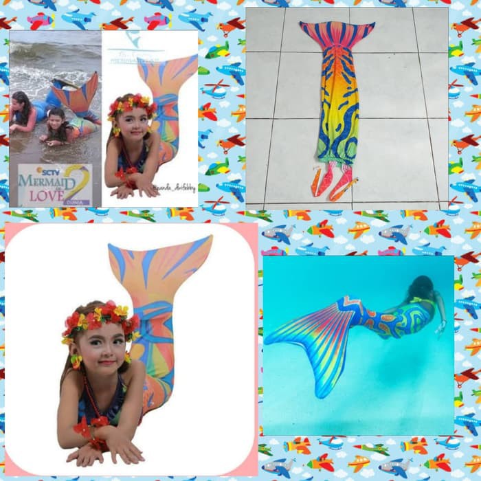 Baju Kostum Renang Mermaid/Putri Duyung Motif Ikan MANDARIN FISH***