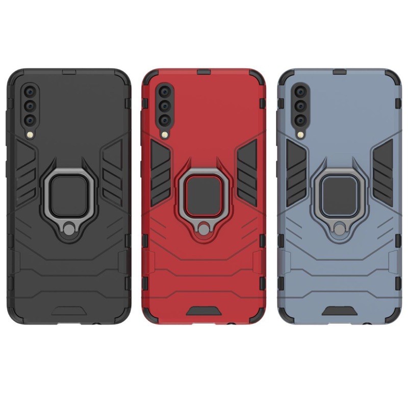 OPPO F9 F11 F15 F17 F19 PRO A54 A74 A91 A93 A52 A92 A5 A9 2020 RENO 5F HARDCASE ARMOR STANDING +RING