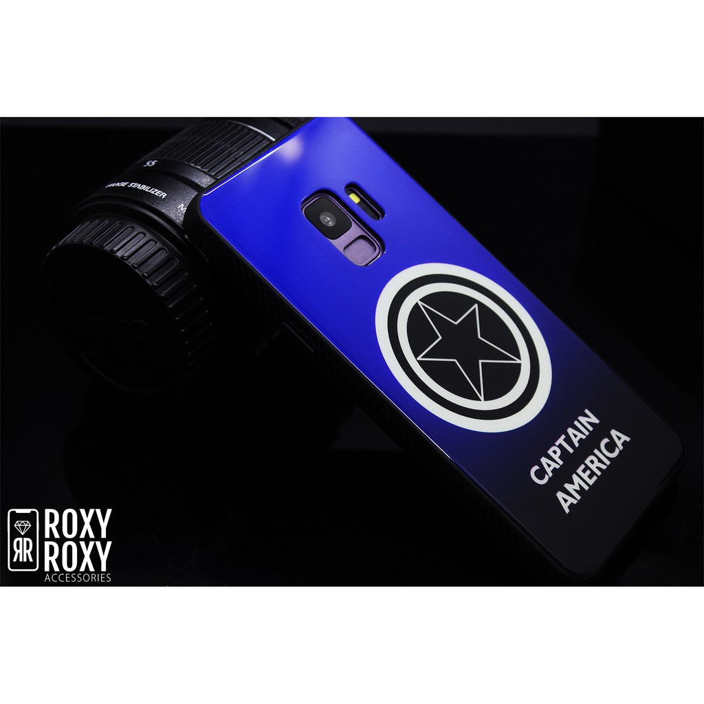 Glass Case Glow In the Dark Samsung S8 Plus S9 S9 Plus