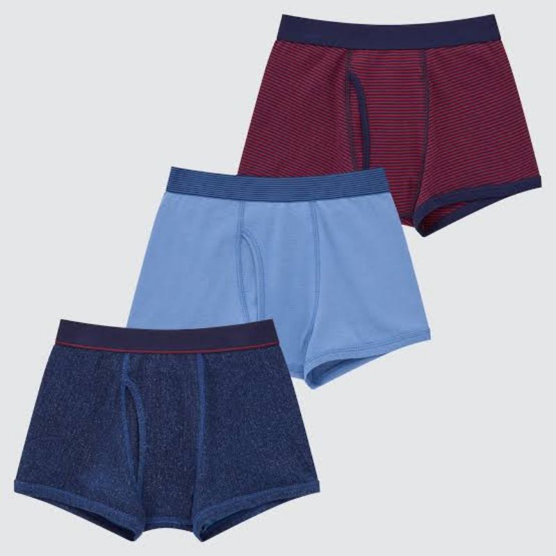 UNIQLO Boxer Brief 3P Boys - UNIQLO KIDS SALE 2022