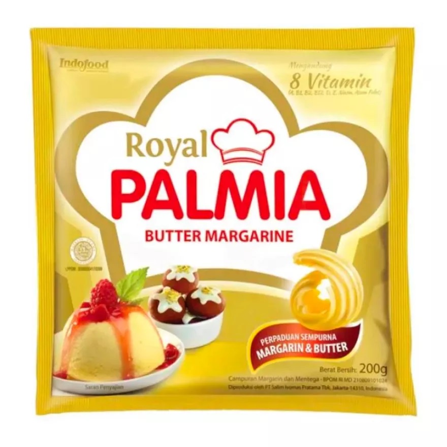 

Mentega Royal Palmia butter margarine 200 gr