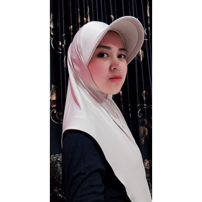 Hijab Topi Sporty