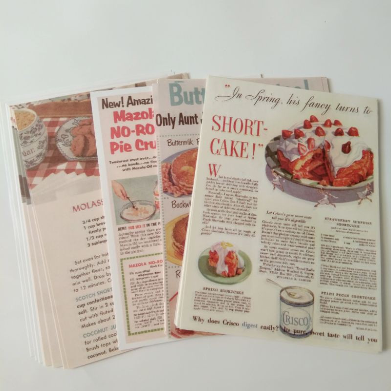 

5 pcs VINTAGE PAPER SET