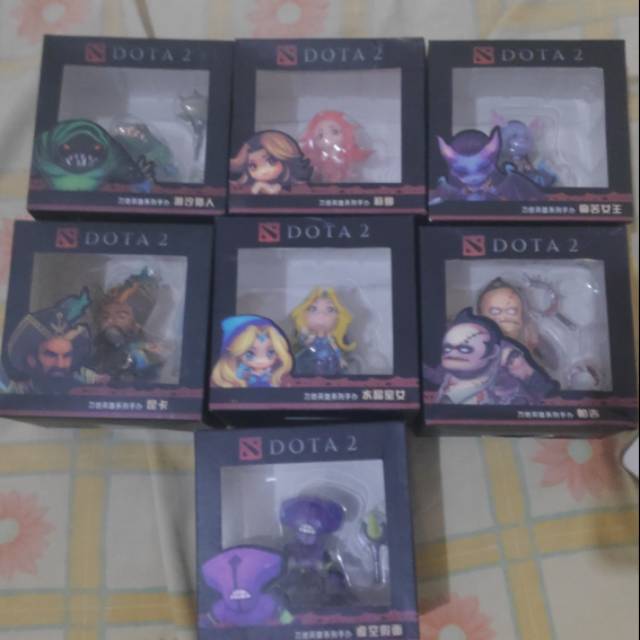 Dota 2 Action Figure Tide Hunter Lina Qop Kunkka Cm Pudge Void
