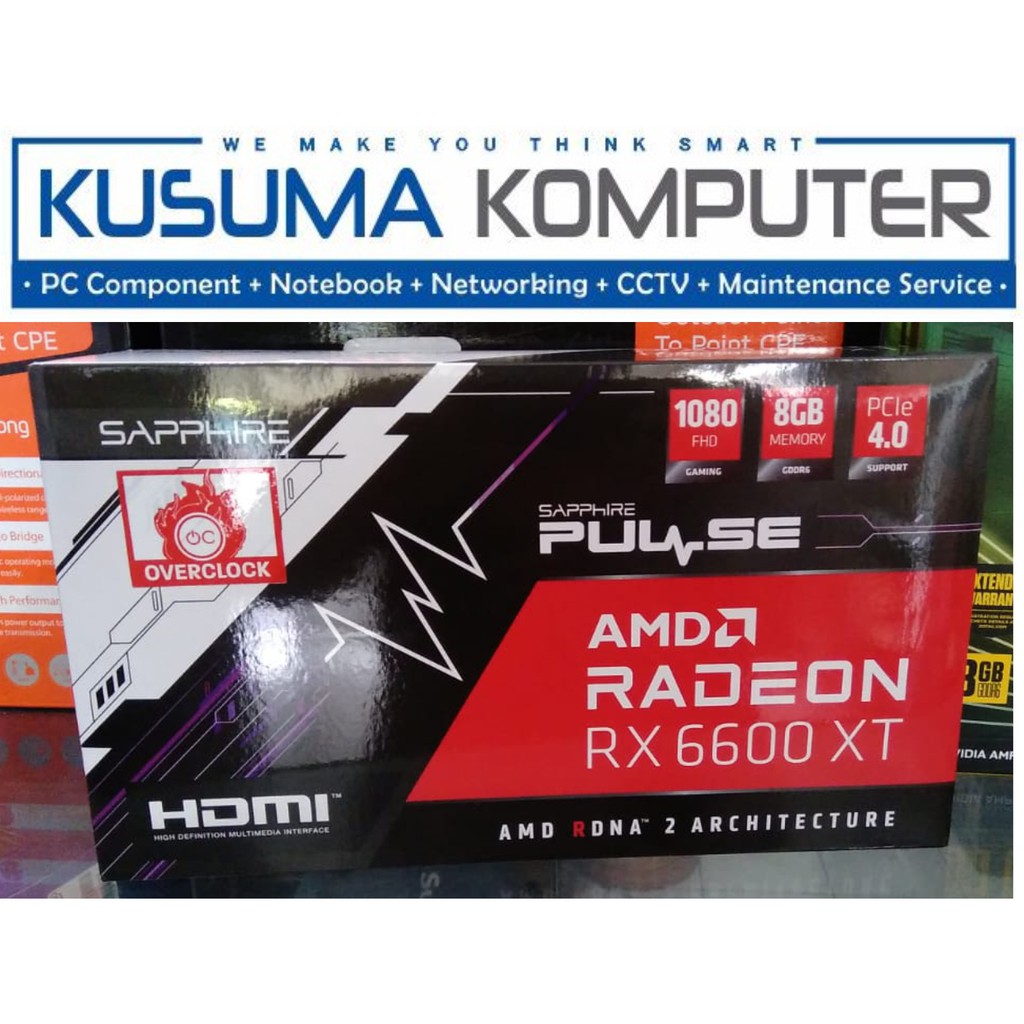 SAPPHIRE PULSE AMD Radeon RX 6600 XT Gaming OC 8GB GDDR6