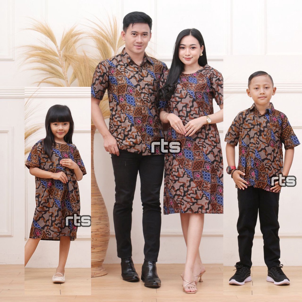 BISA DIBELI TERPISAH BATIK COUPLE FAMILY MOTIF ABR