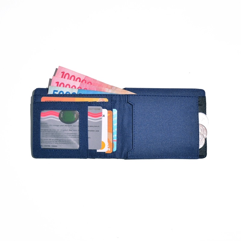 Luis Cross Blue 2 in 1 wallet