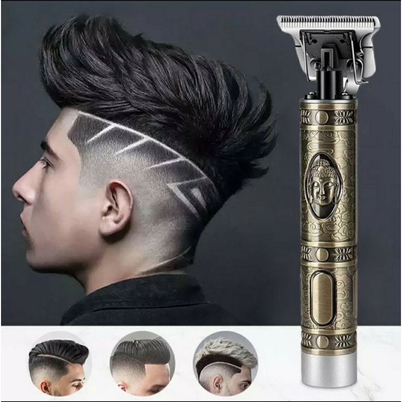 Hair Clipper Trimmer Detailer Alat Cukur Rambut Buddha Clipper WS T99 / Mesin Cukur Rambut Botak