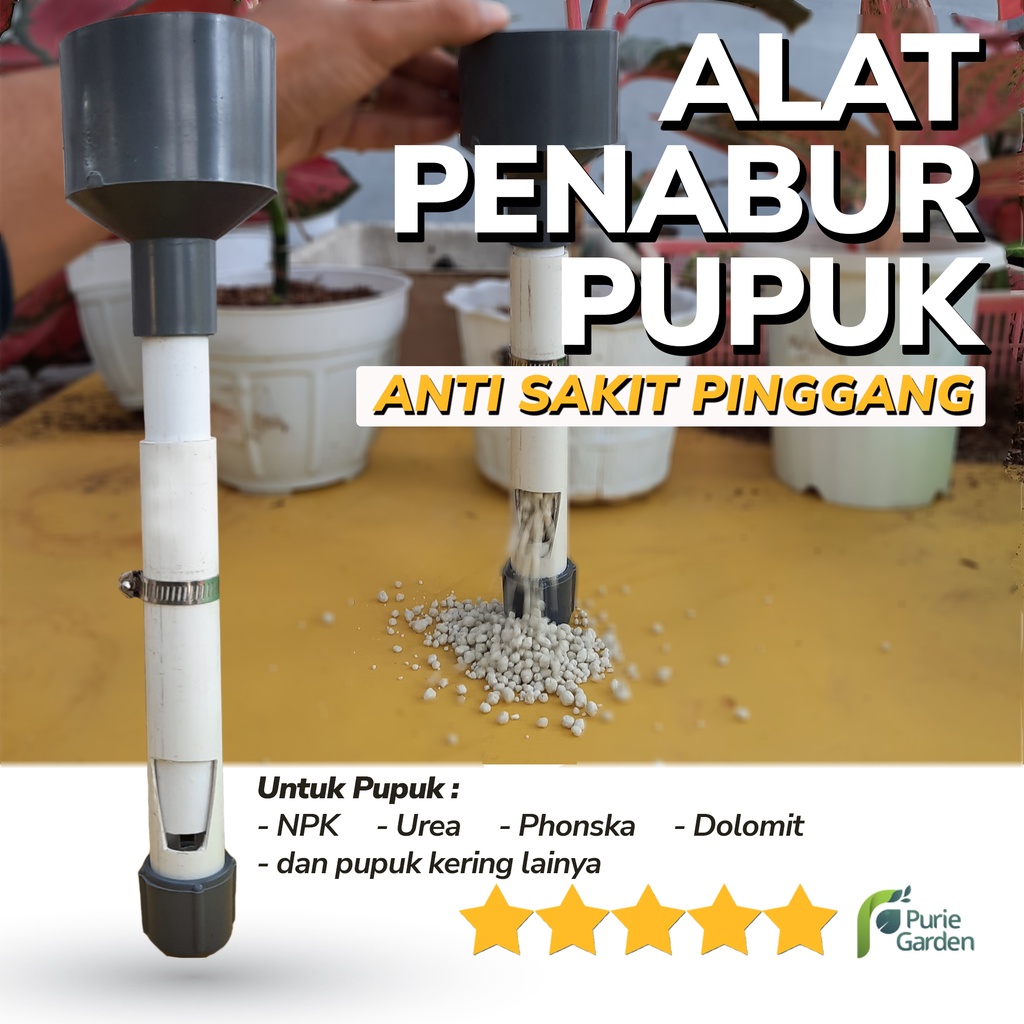 Alat Penabur Pupuk NPK Urea Phonska Dolomit dll ANTI CAPEK PG KDR