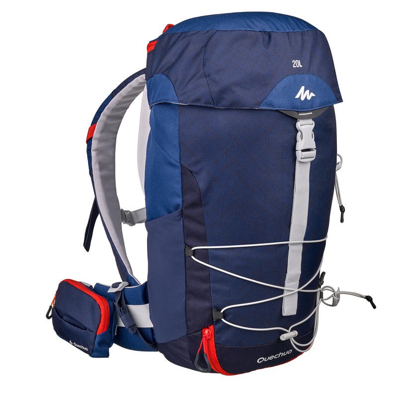 Decathlon Quechua Tas Backpack Mendaki Trekking Camping Mh100 20L - 8492949